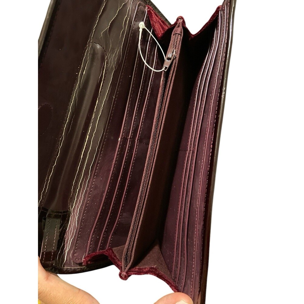 Quilted Velvet CLUTCH ORGANIZER Sonia Red OFF SAKS 5TH AVENUE - Picture 6 of 9